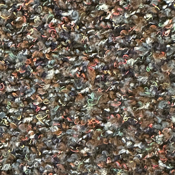 Isabel & Nina Multicolor Fuzzy Textured Full Length Lightweight Coat~Lined~Small - Picture 16 of 16